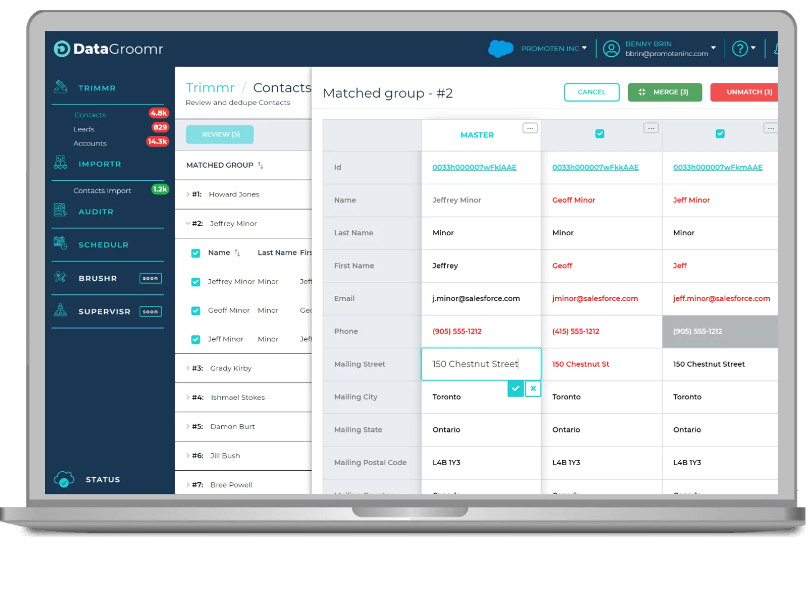 Find, Merge and Remove Duplicates in Salesforce