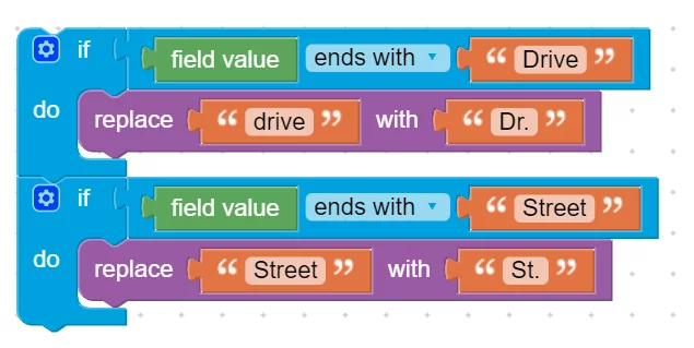 Replace Text in Transform Rules