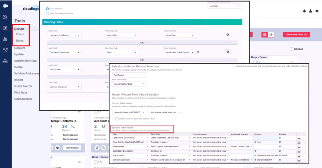 cloudingo interface