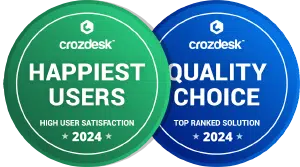 crozdesk badges