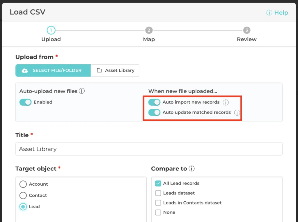 Auto import and auto update from cloud folders