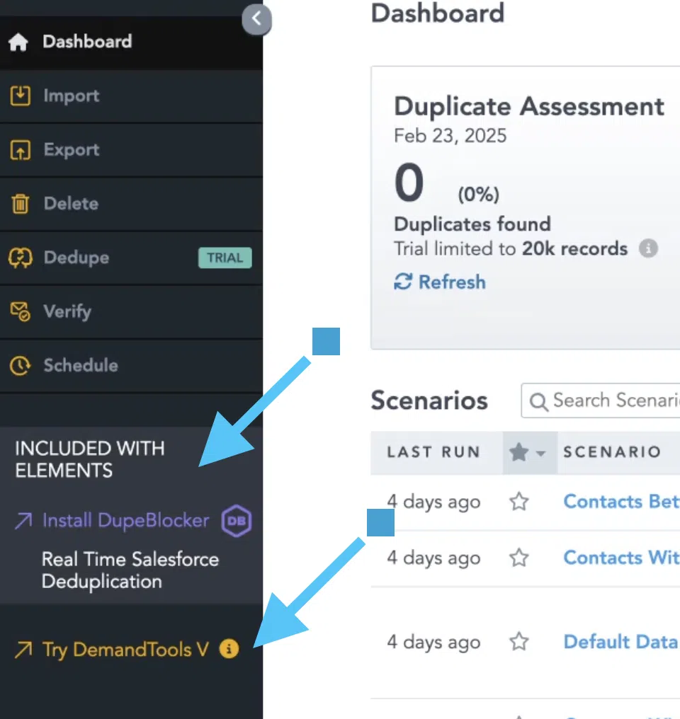 demandtools dashboard