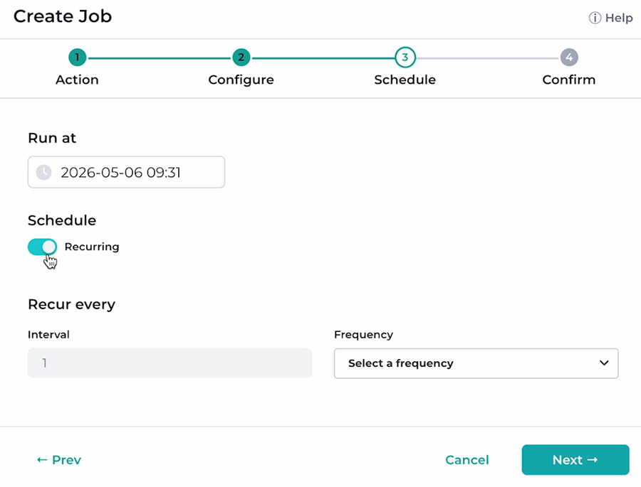create job