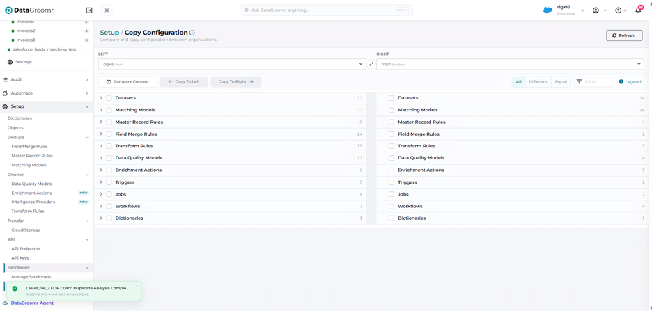 copy configuration