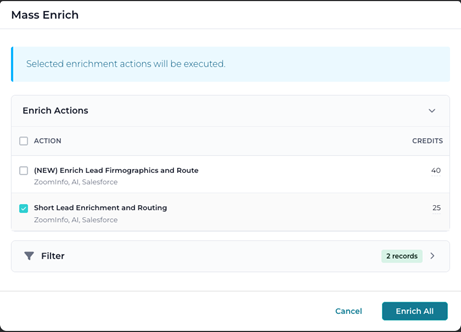 mass enrich