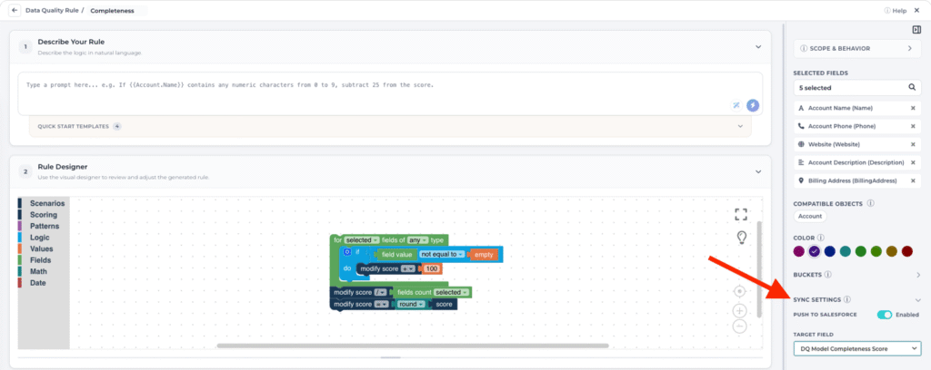 rule builder